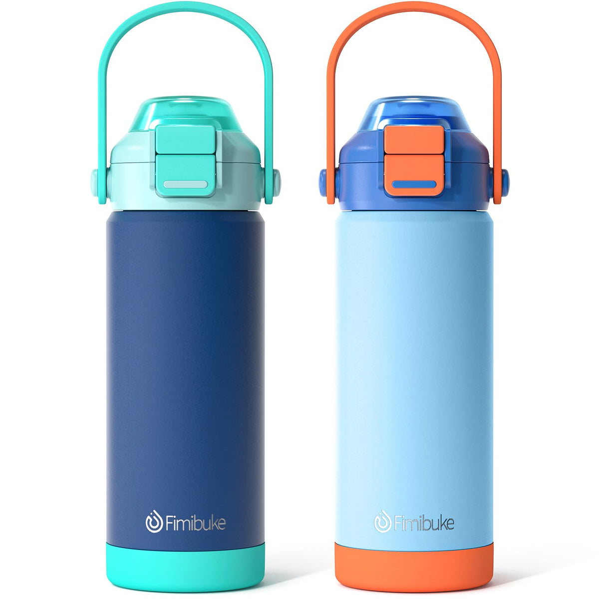 Fimibuke kids bottle sea world front view highlighting playful design for school days