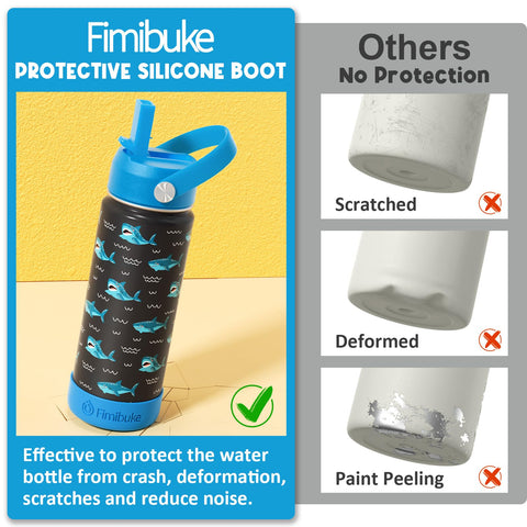 Fimibuke bottle straw-system supports easy sipping for kids.
