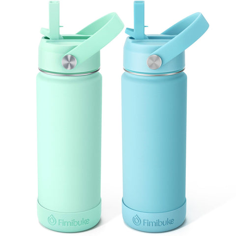Fimibuke kids insulated bottle with underwater world pattern keeps drinks cool on the go