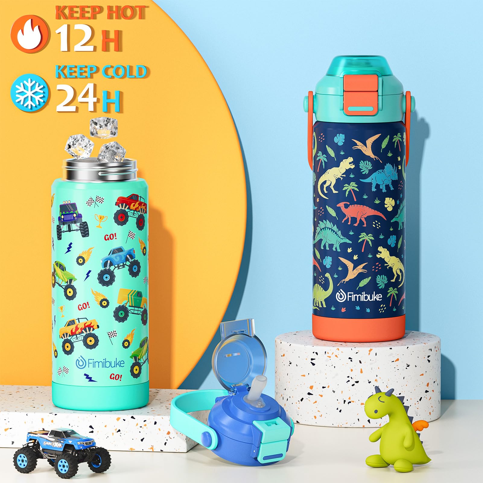 Fimibuke leak-proof bottle preventing spills during school trips