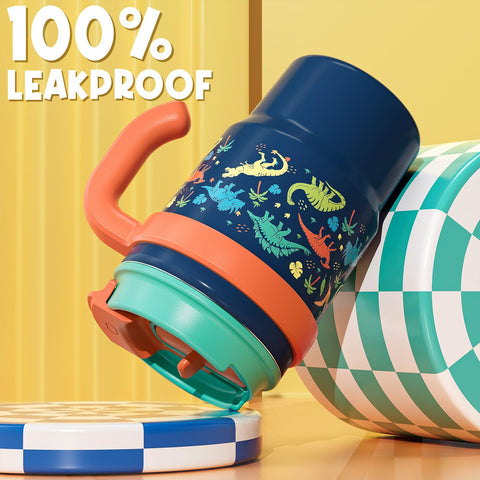 Fimibuke leak-proof spout ensures mess-free playtime and travel.