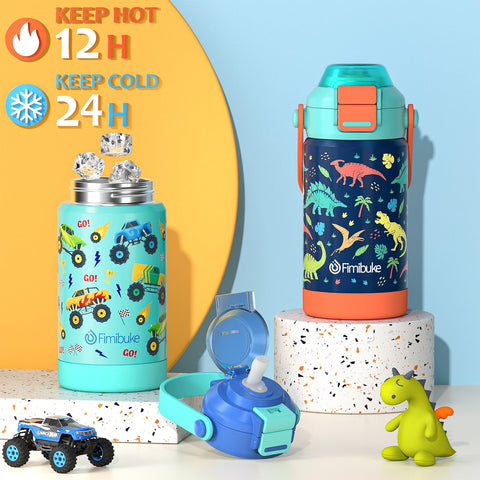 Fimibuke vacuum insulated bottle keeps drinks cold up to 24 hours and hot up to 12 hours
