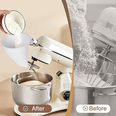 FIMXSD funnel handles dry and liquid ingredients with smooth flow and minimal clogs.