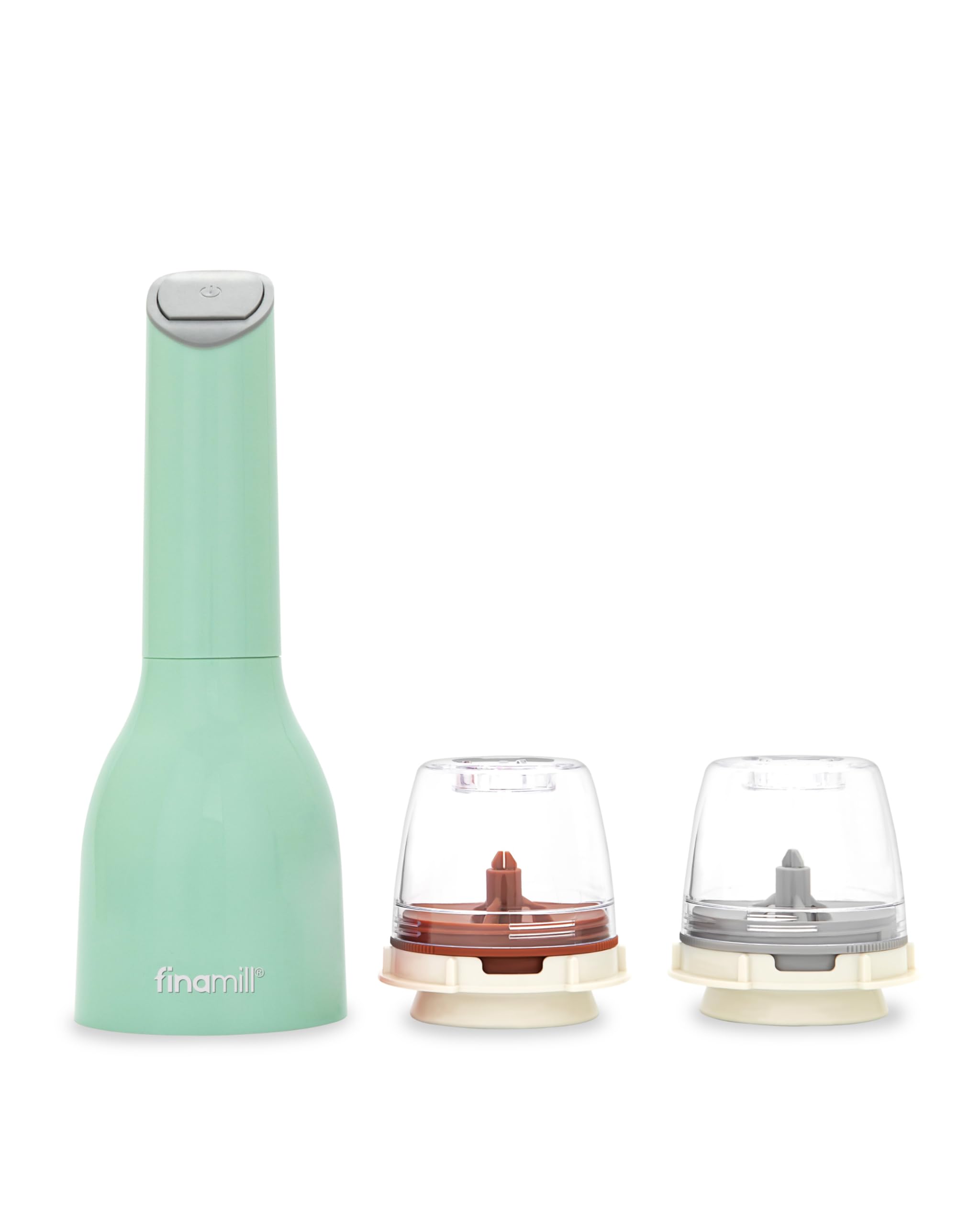 FinaMill Classic battery spice mill front view for effortless seasoning.