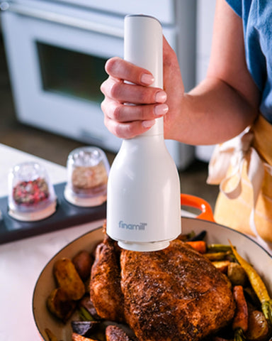 Pods double as spice storage to keep flavors organized.