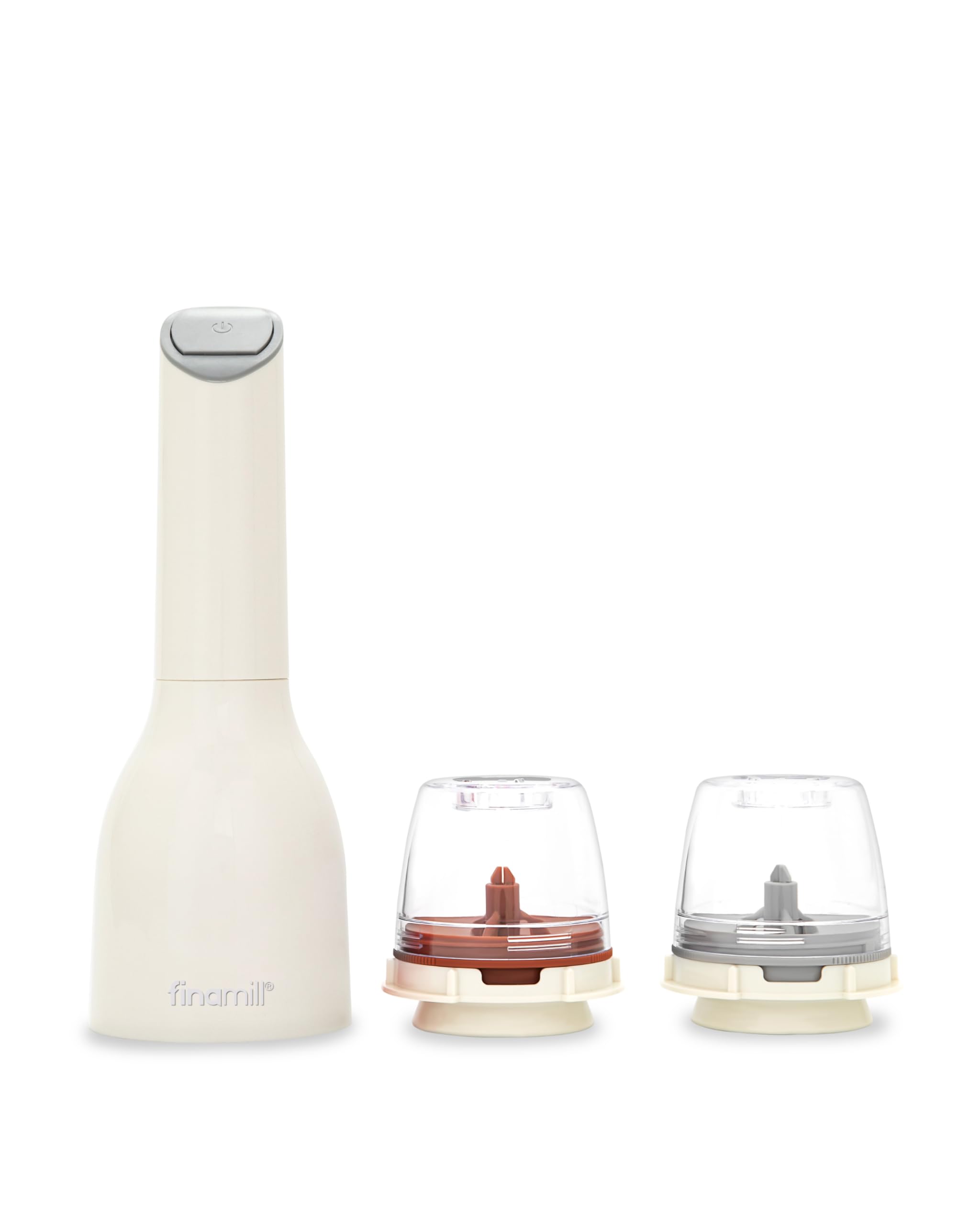 FinaMill Classic with interchangeable pods ensures pure spice grinding.