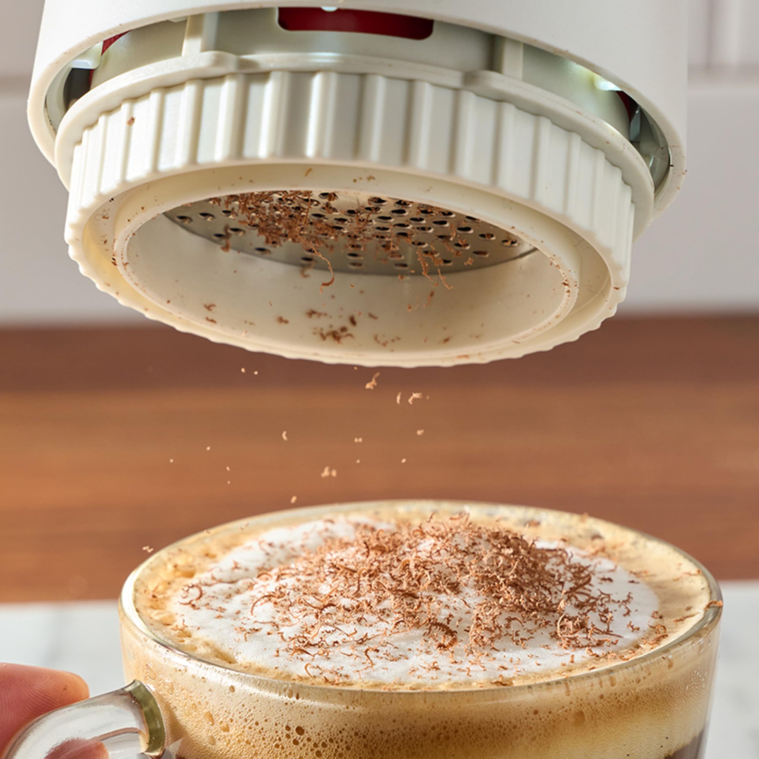 FinaMill Grater Pod swaps seamlessly with all FinaMill grinders.