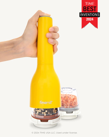 FinaMill Pepper Pod designed for peppercorns delivers consistent grind results.
