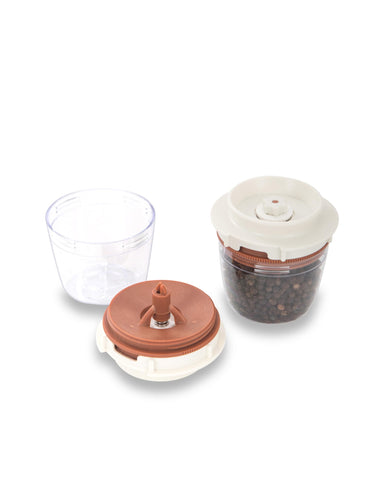 FinaMill Peppercorn Pod refill opening for quick, mess-free filling