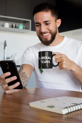 Find Funny Gift Ideas Liberal Tears Mug microwave dishwasher safe feature