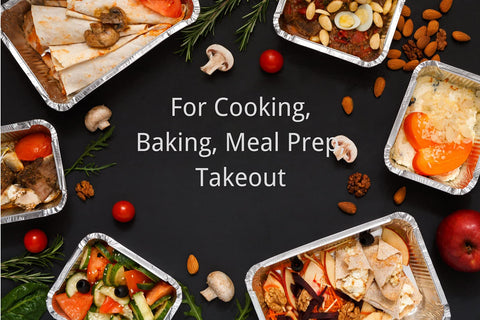 Findful aluminum pans with lids outdoor picnic use, convenient disposable option