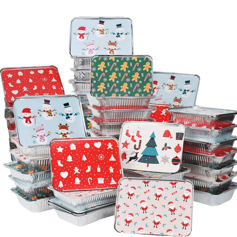 Findful Christmas tin with lid showing festive design for easy gifting
