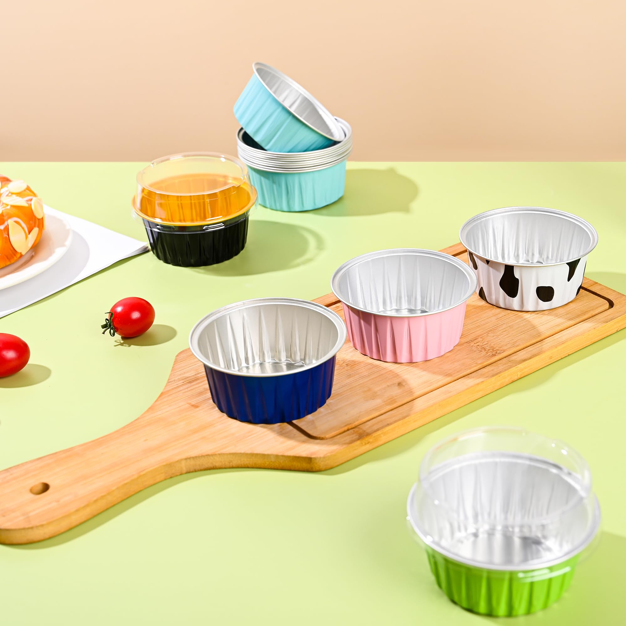Findful disposable party containers in use at a gathering for easy cleanup.