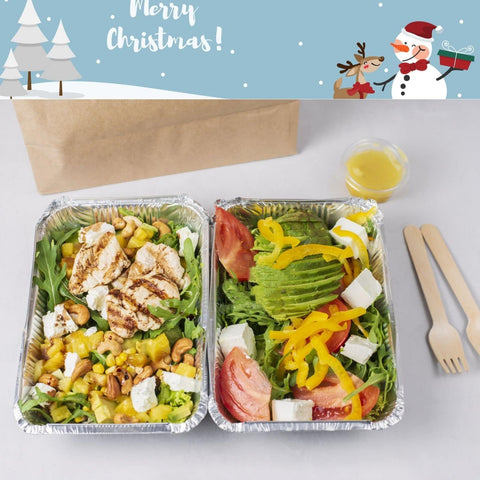 Findful leftovers storage tin with lid ideal for meal planning