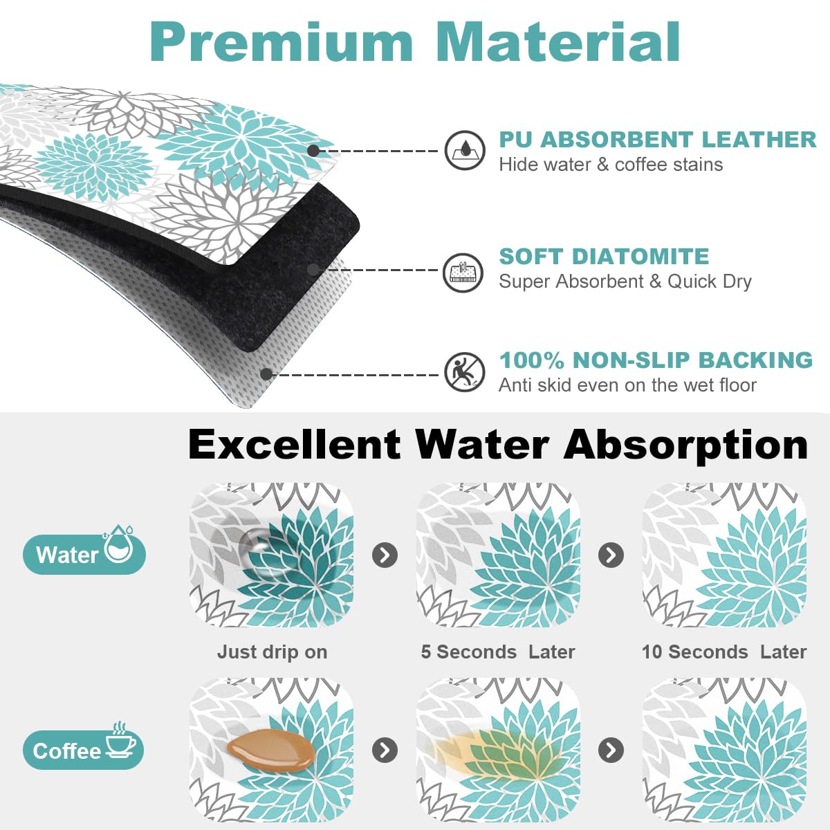 Findosom mat rolled for easy storage and lightweight use