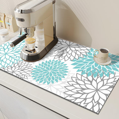 Findosom non-slip backing keeps mat securely in place