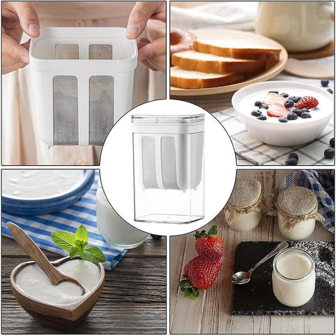 FindXeink Yogurt Strainer delivers residue-free results after washing.