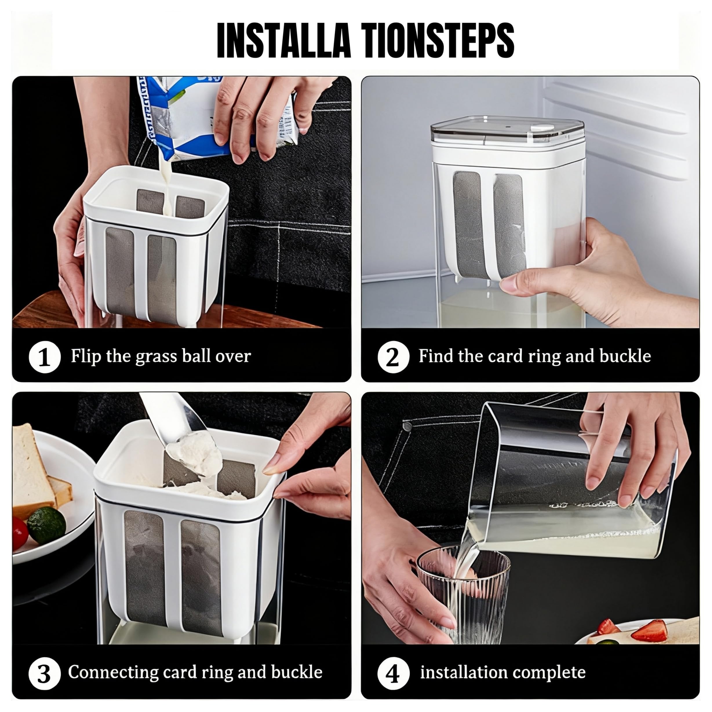FindXeink Yogurt Strainer doubles as a multi-use filter for nut milk.