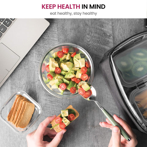 FineDine BPA-free glass food storage for safe, durable storage