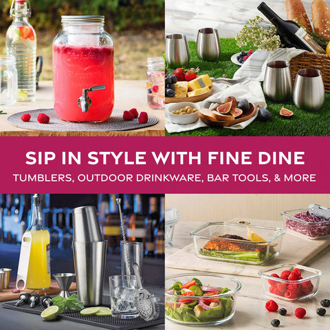 FineDine dishwasher-safe bottle enables easy cleanup after workouts.