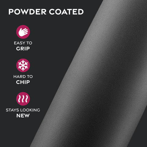 FineDine durable-scratch-resistant coating resists wear in bags and gyms.