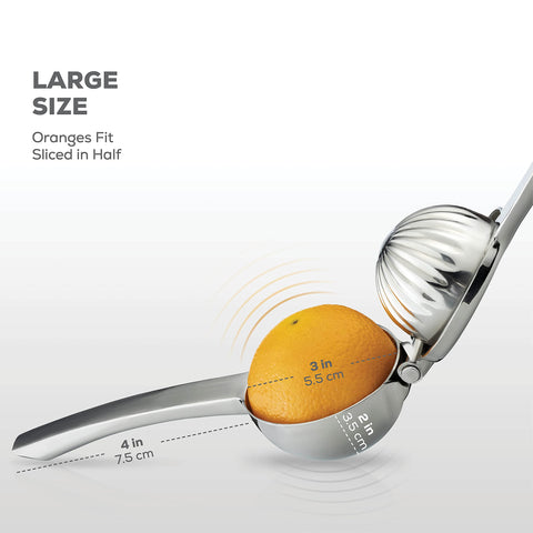 FineDine lemon squeezer compact design stores easily.