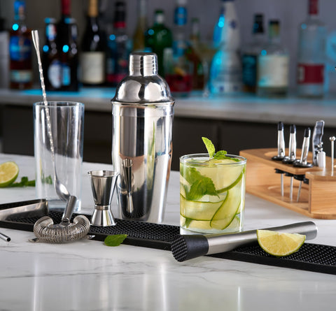 FineDine muddler with bar spoon for muddling