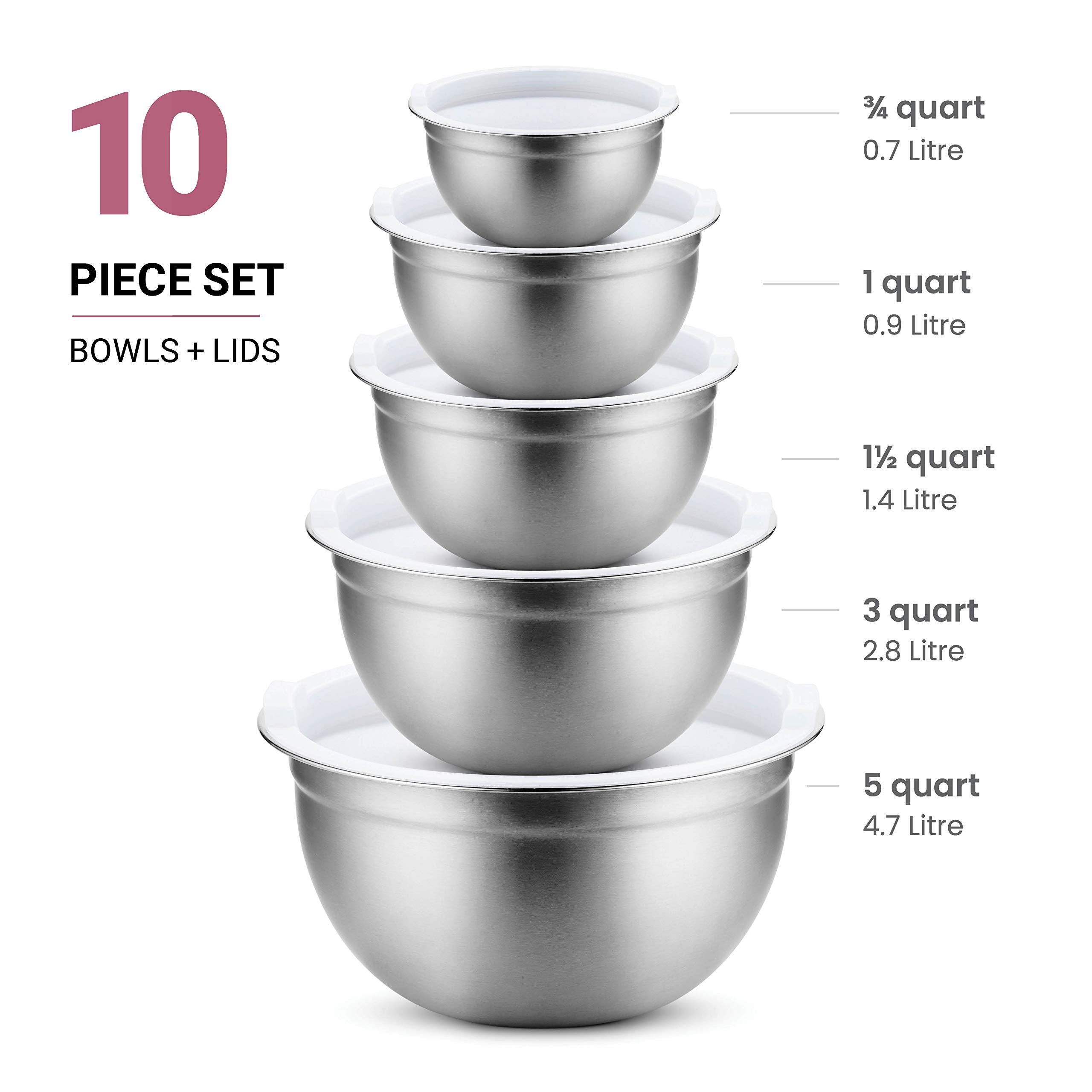 FineDine nesting bowls saving space and keeping countertops organized