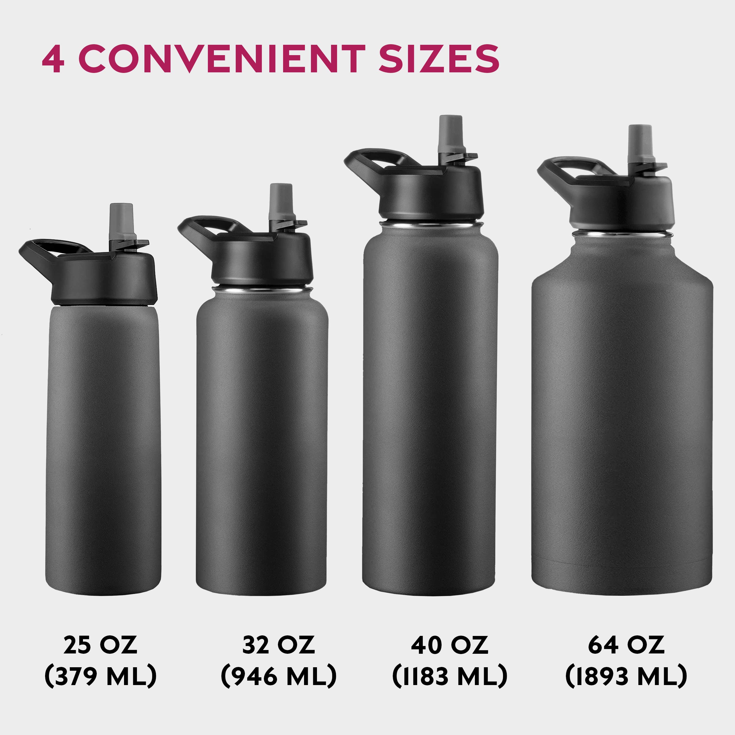 FineDine ink raven black handle attached for easy carrying on hikes