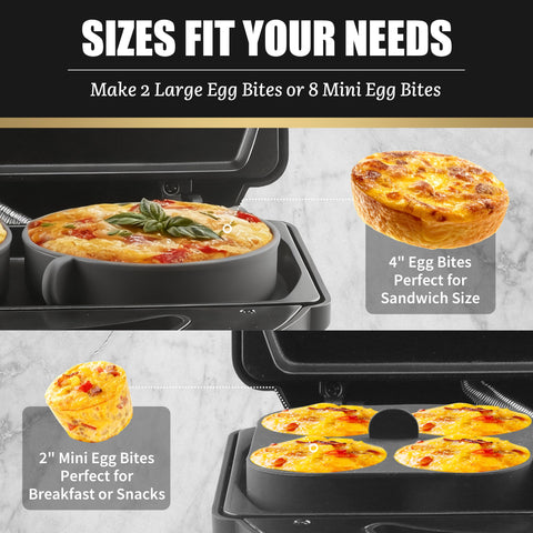 FineMade egg bite molds fit Instant Pot and egg maker easily