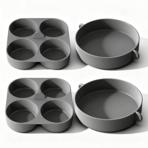 FineMade large 4-inch egg bite cups for quick breakfast bites