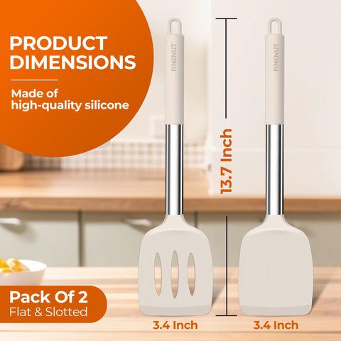 FINENUT heat-resistant 446°F heads; ideal for high-heat cooking without warping.