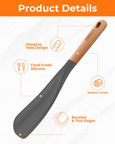 FINENUT nonstick-friendly silicone design highlights gentle surface care and easy cleaning