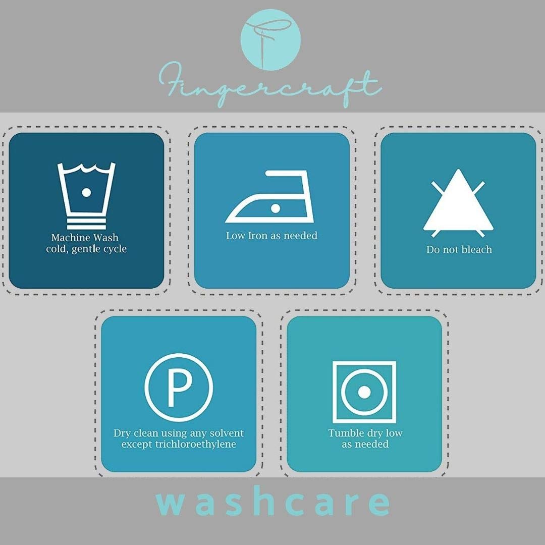 FingerCraft colorfast, lint-free napkins maintain look after washing