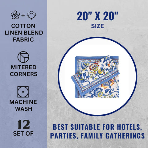 Fingercraft napkins are washable and reusable for everyday use