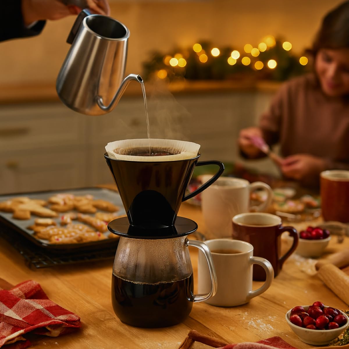 Travel-friendly design supports on-the-go coffee