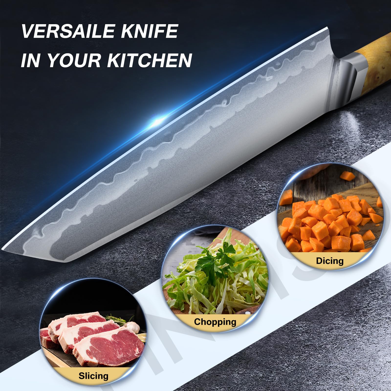 FINTISO sandblasted blade reduces glare and enhances rust resistance
