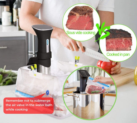 Close-up on FIRAWER air valve technology preserves nutrients and flavors