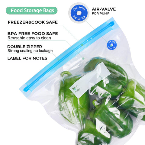 FIRAWER sous vide bags 13.5x10 inch size fits standard portions.