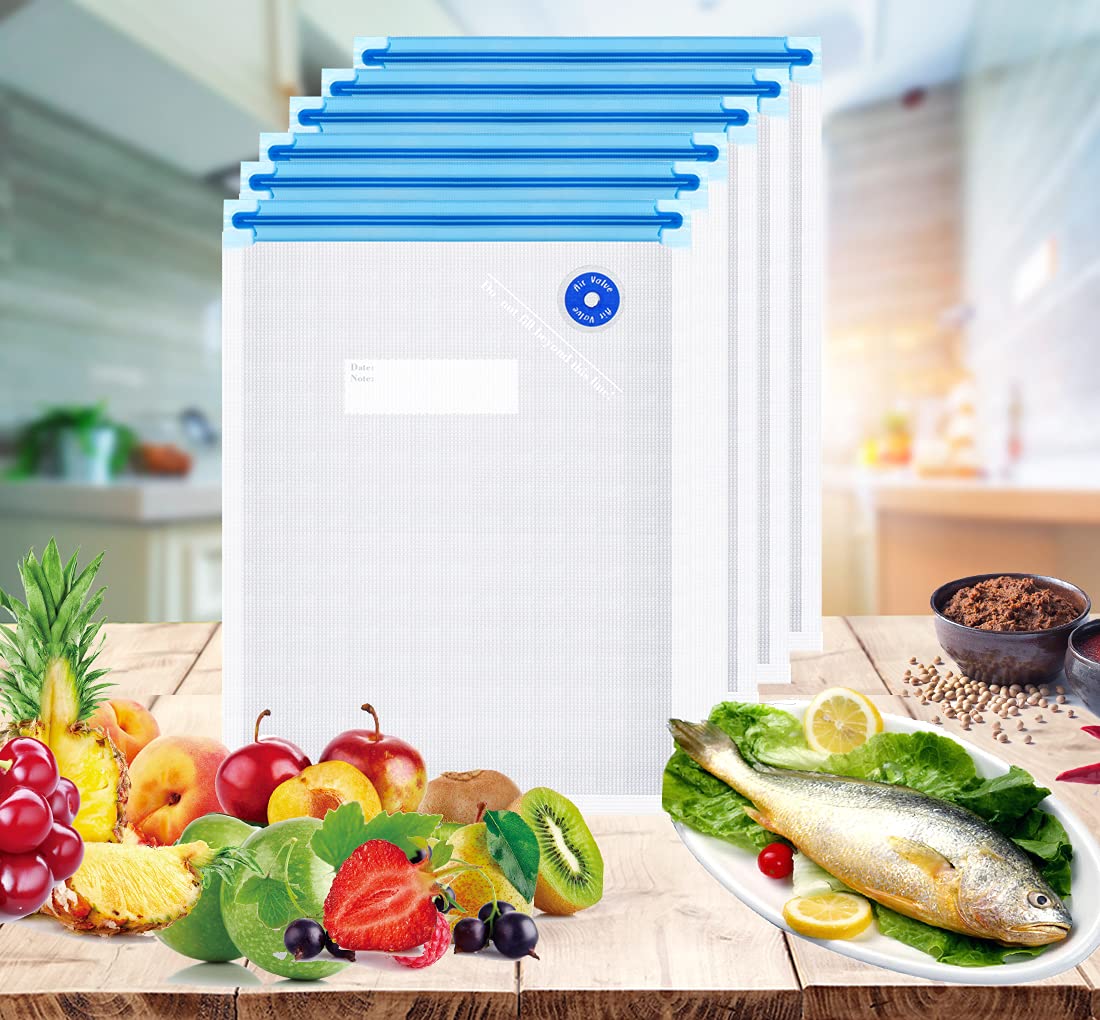FIRAWER sous vide bags transparent note design for labeling food.