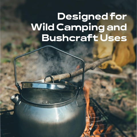 Fire-Maple Antarcti kettle campfire use, rugged and ready for outdoor meals