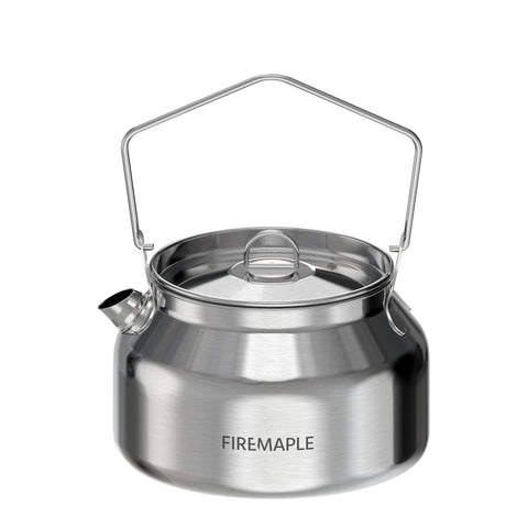 Fire-Maple Antarcti kettle open fire, efficient boiling for tea or coffee on campfires