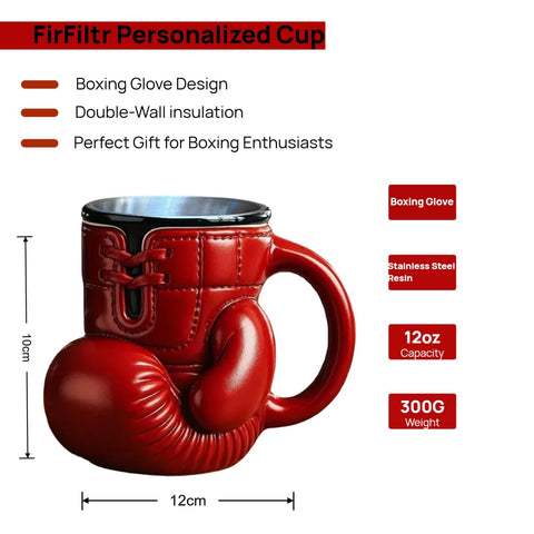 FirFiltr insulated travel tumbler maintains beverage temperature on the go.