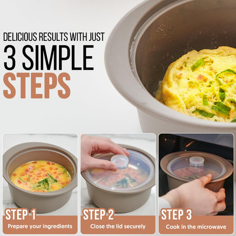Firgi clay-pot-inspired silicone steamer adds style to kitchens.