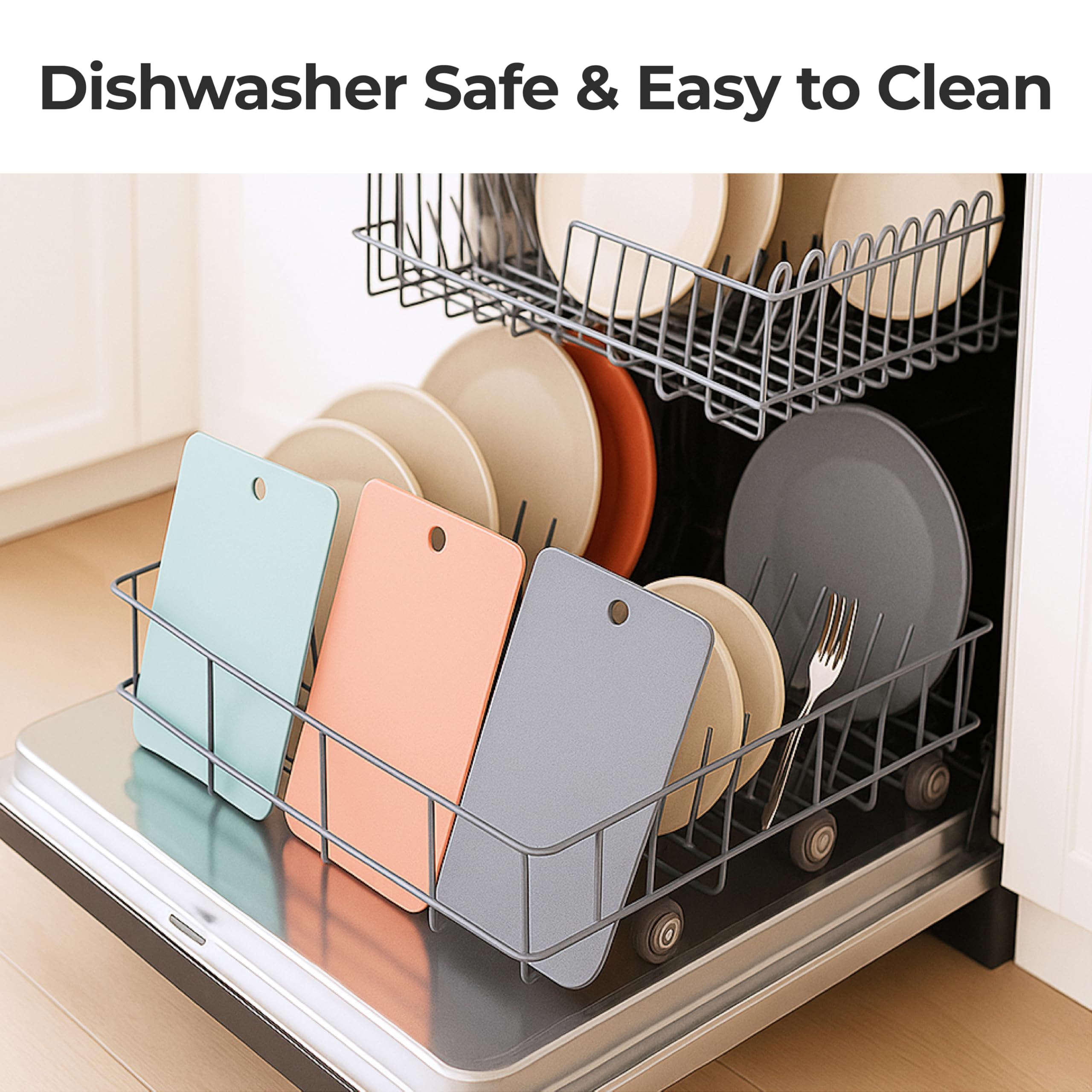 Firgi durable scratch-resistant silicone: preserves knife edges and reduces marks.