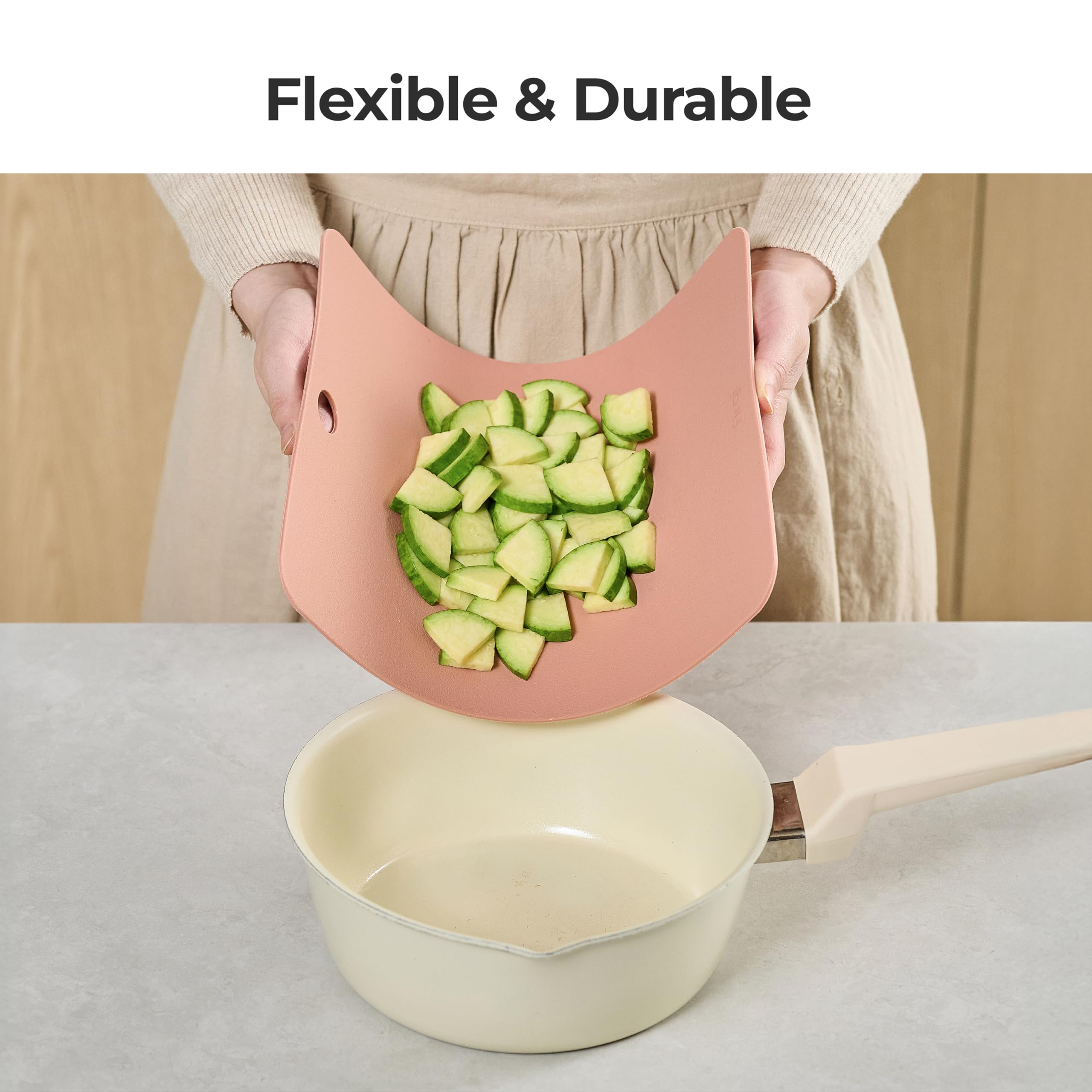 Firgi food-grade silicone cutting mats foldable: flexible, easy to store cutting mats for any kitchen.