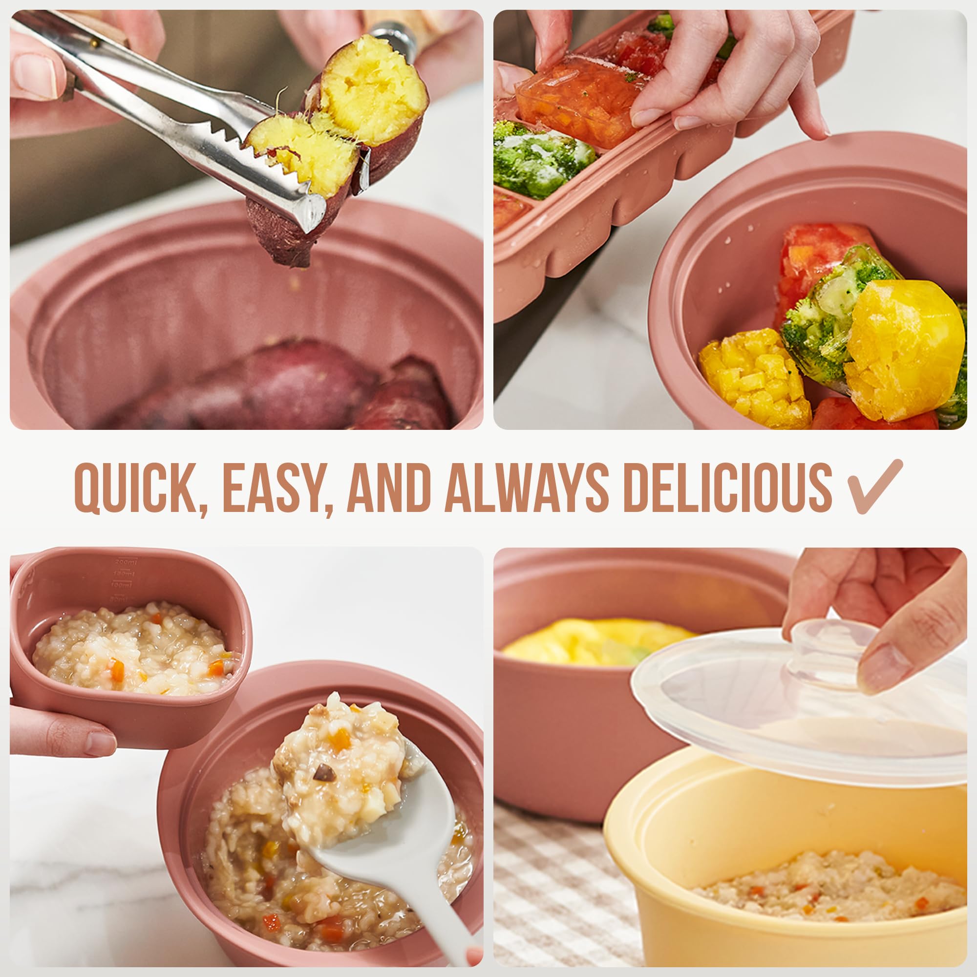 Firgi steams vegetables and proteins without added water.
