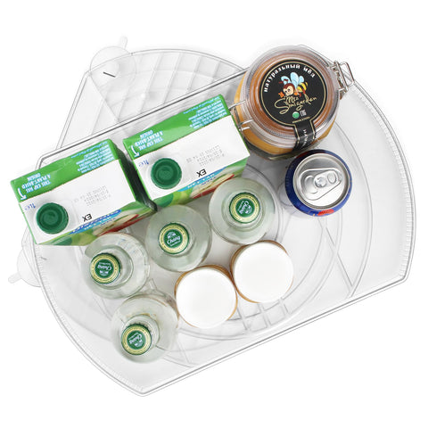 FIRJOY refrigerator shelf organizer for quick item spotting