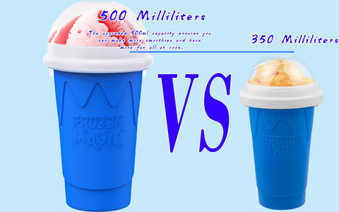 Firjuty Slushie Cup freezes and serves large batches.