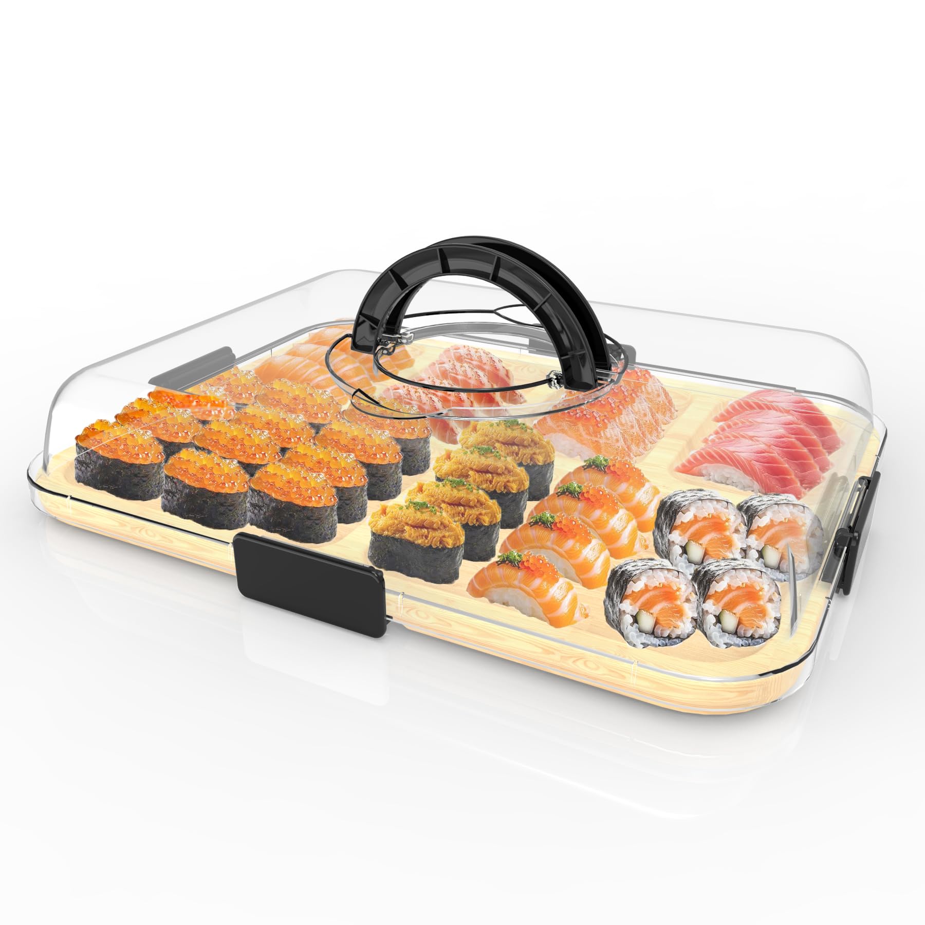 Firjuty charcuterie board with sturdy handle for easy transport